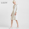 LIZZY 2022冬高级定制小香风绵羊毛裙摆式大衣7234 商品缩略图1