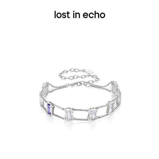 [捡漏价]lost in echo原创设计师款宝石猎人斜方锆石盒子chocker设计项链 商品图1