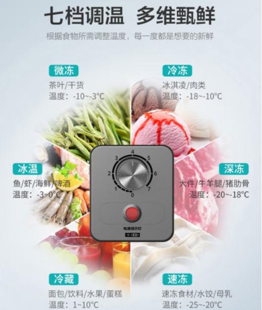 海信冷柜【BD/BC-205ZFKM/HX】205升大空间冷柜 商品图2