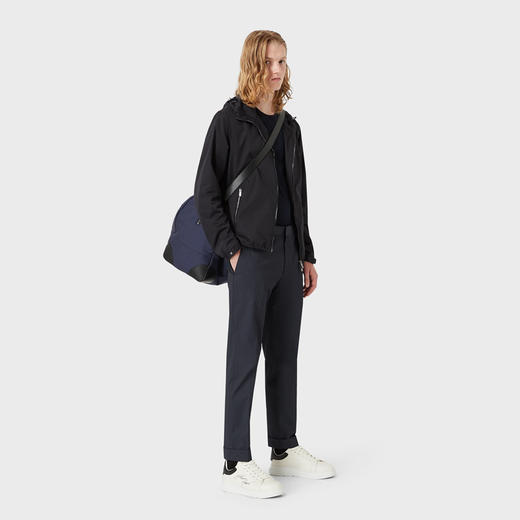 EMPORIO ARMANI 阿玛尼 男士羊毛金属徽标休闲牛仔裤 蓝色 8N1PN6 1NK0Z 0920 商品图3