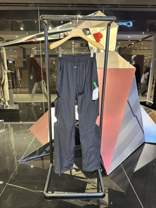 抽绳弹力腰解构镂空长裤 商品图0