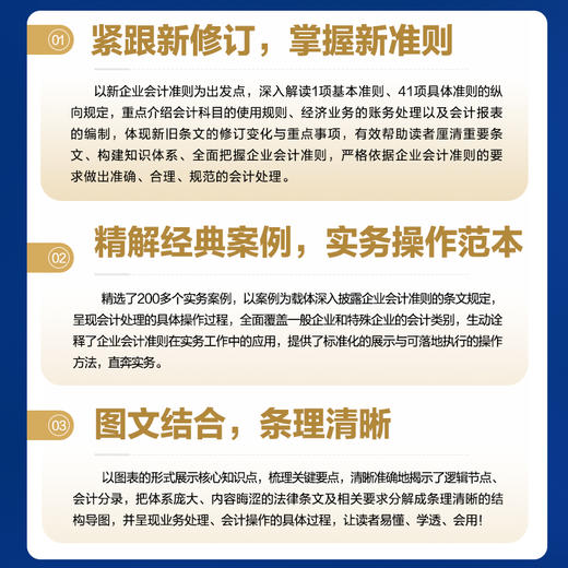 企业会计准则实务应用精解2023年版会计科目使用+经济业务处理+会计报表编制会计实训教程 财务会计教材书籍 商品图3