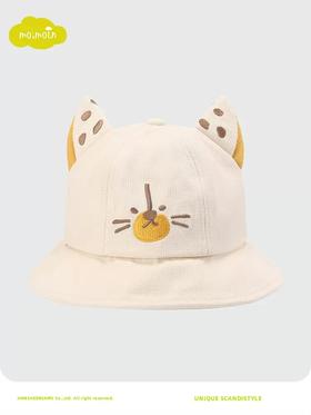 moimoln小云朵童装2022年秋冬新款儿童卡通图案帽子立体耳朵帽子LRF1IZCA05