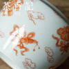 茶香记 矾红拟古 暗八仙茶叶罐 仿古雅致 经典纹饰 明艳吸睛 醒茶罐 商品缩略图2