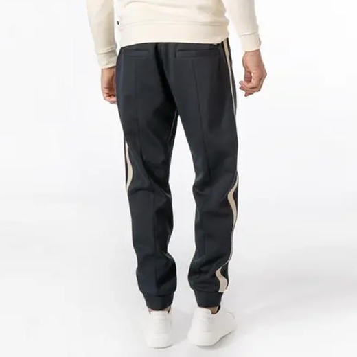 EMPORIO ARMANI 阿玛尼 男士条纹抽绳休闲运动裤 深蓝色 6L1P90 1JRHZ 0920 商品图2