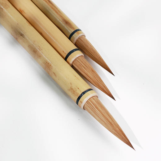 【庆学堂】臻品蘭竹毛笔 狼毫毛笔 非遗传承人手工制笔 商品图4