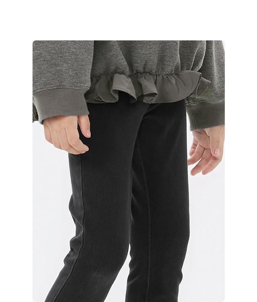 JNBY  23年春款  舒适弹力束脚长裤   1N2E11500 商品图5