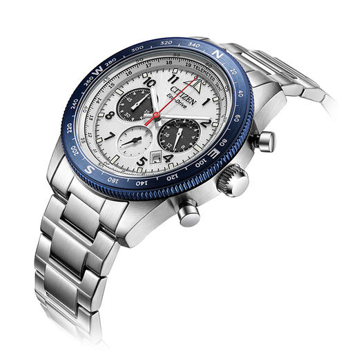 西铁城FF系列潮流钢带光动能男表CA4554-84H 商品图3