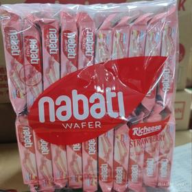 纳宝帝丽芝士 威化饼干 袋装500克 草莓芝士蛋糕味