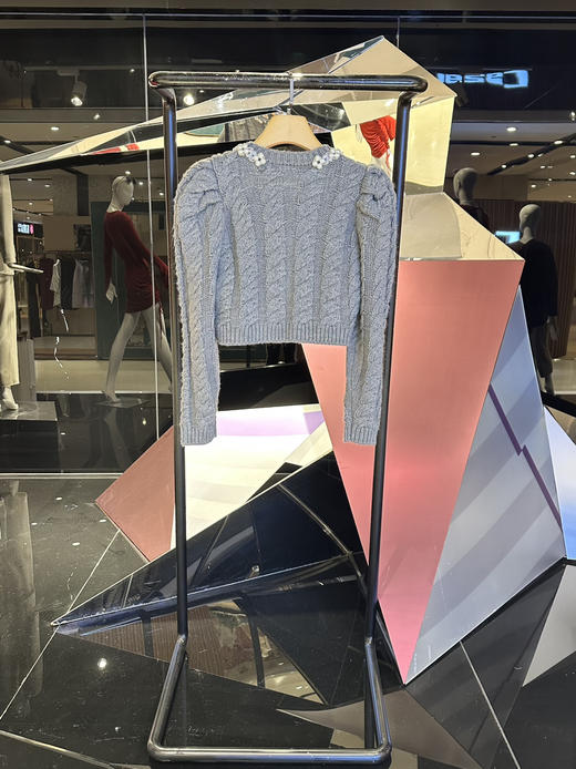 重工针织短开衫 商品图1