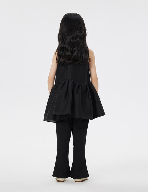 JNBY  23年春款  轻薄棉质弹力喇叭长裤  1N2E11110 商品图5