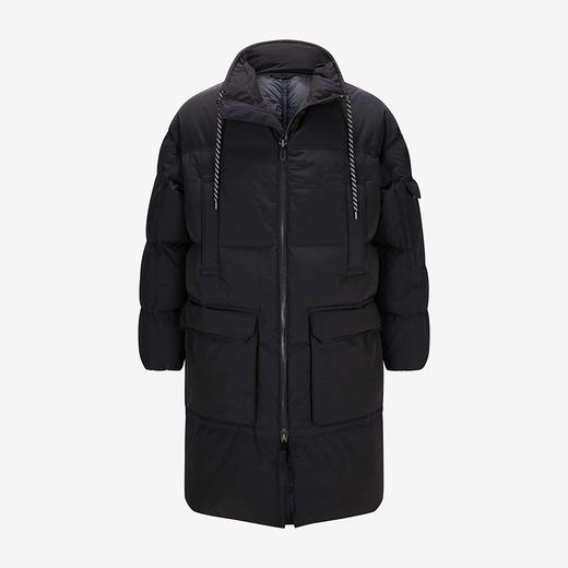 EMPORIO ARMANI 阿玛尼 男士绗缝拉链羽绒服 黑色 6L1L90 1NNFZ 0999 商品图0