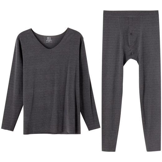 【专柜同款】爱帝男士暖绒随型裁中厚保暖内衣套装 商品图11