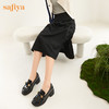 Safiya/索菲娅 甜酷少女蝴蝶结2023年春季新款中跟漆皮厚底乐福鞋 SF31112134 商品缩略图2