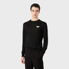 EMPORIO ARMANI 阿玛尼 男士刺绣徽标羊毛圆领长袖针织衫 黑色 6L1MXG 1MJVZ 0999 商品缩略图1