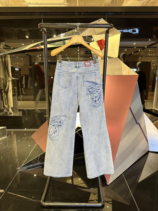 蝴蝶牛仔裤 商品图1