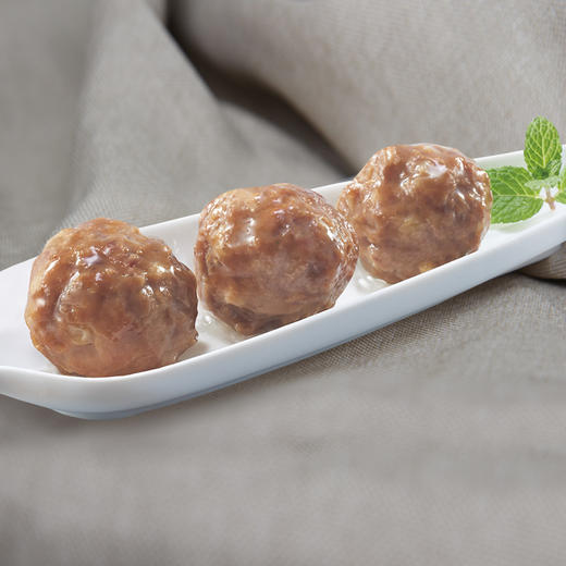 广州酒家 爽滑牛肉球2袋装方便速冻食品广式早茶点心 商品图3