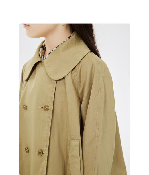 JNBY   23年春款  A版全棉包容性长款风衣   1N2913160 商品图5