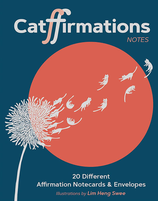 猫的肯定 便签 英文原版 Catffirmations Notes: 20 Different Affirmation Notecards & Envelopes 商品图0