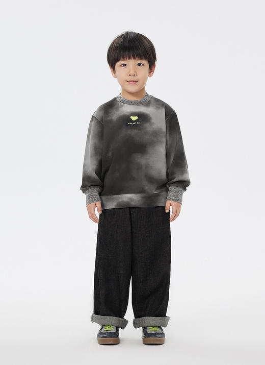 JNBY 23年春款  晕染设计套头卫衣  1N2411960 商品图8