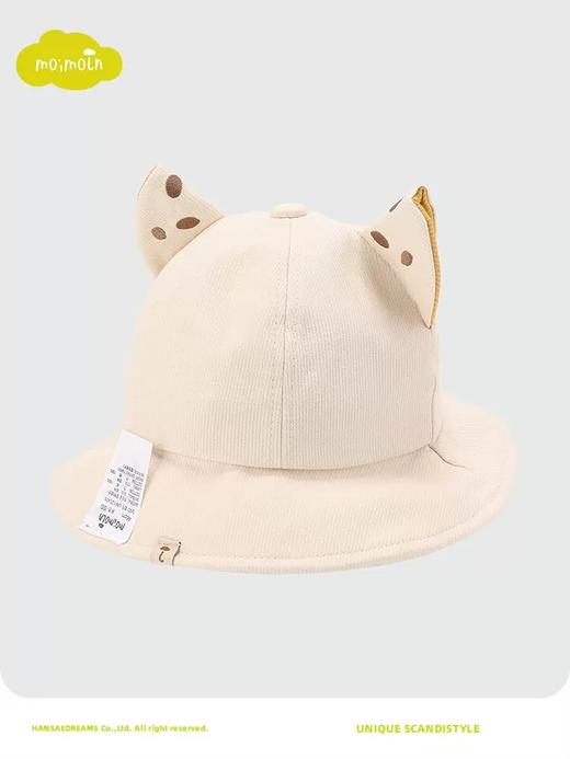 moimoln小云朵童装2022年秋冬新款儿童卡通图案帽子立体耳朵帽子LRF1IZCA05 商品图2