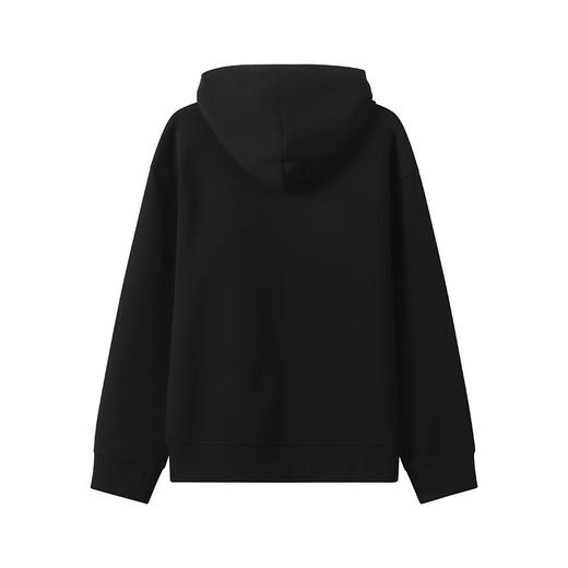 EMPORIO ARMANI 阿玛尼 男士棉质鹰徽标印花连帽长袖卫衣 黑色 6L1MM6 1JHSZ 0999 商品图1