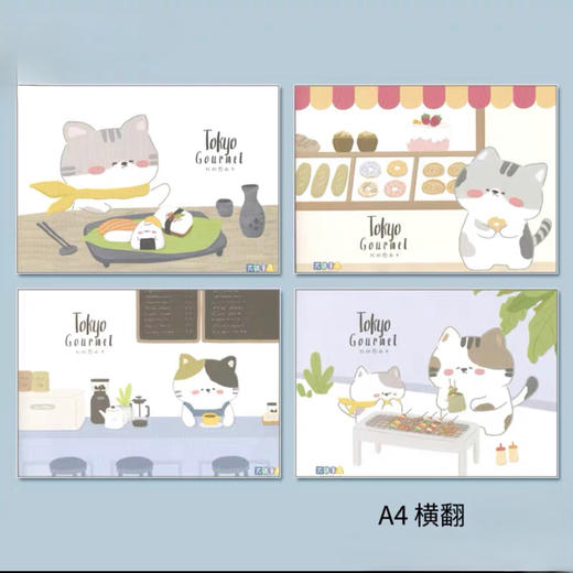 A4横翻图画本（图案随机） 商品图3