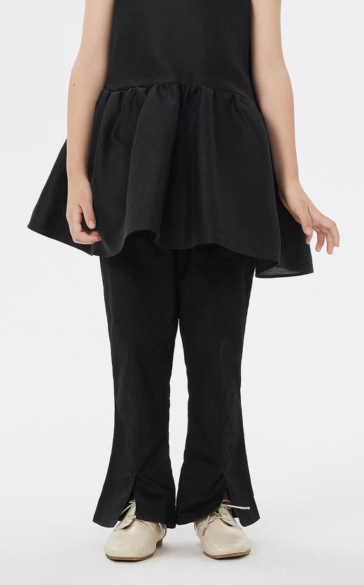 JNBY  23年春款  轻薄棉质弹力喇叭长裤  1N2E11110 商品图3