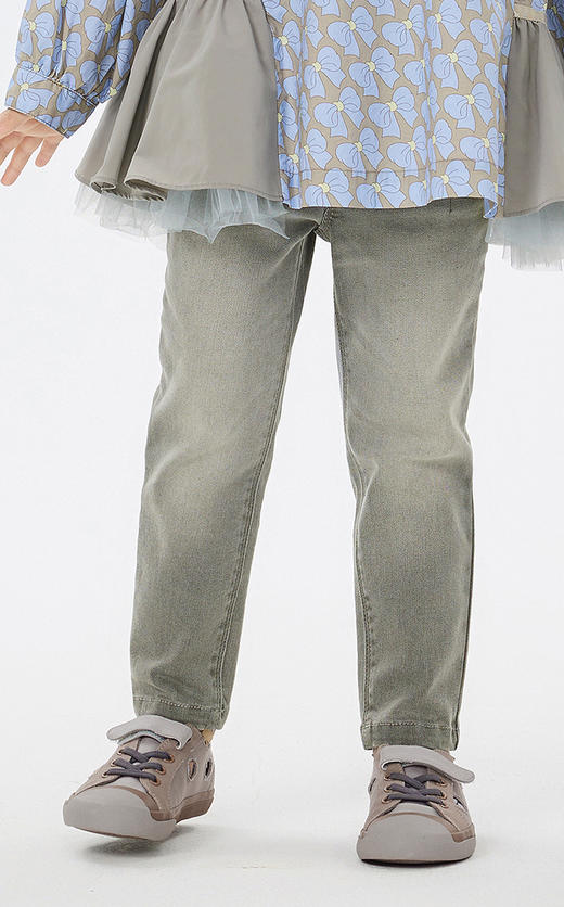 JNBY   23年春款  经典百搭牛仔束脚长裤  1N2E11420 商品图4