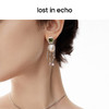 lost in echo设计师品牌宝石猎人长脚小人造型珍珠拼接耳环 商品缩略图4