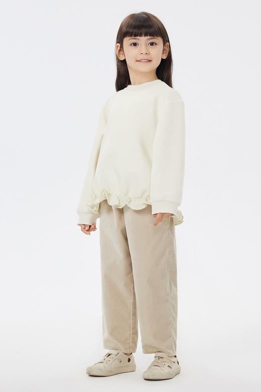 JNBY  23年春款  手感细腻花边套头卫衣  1N2413660 商品图0