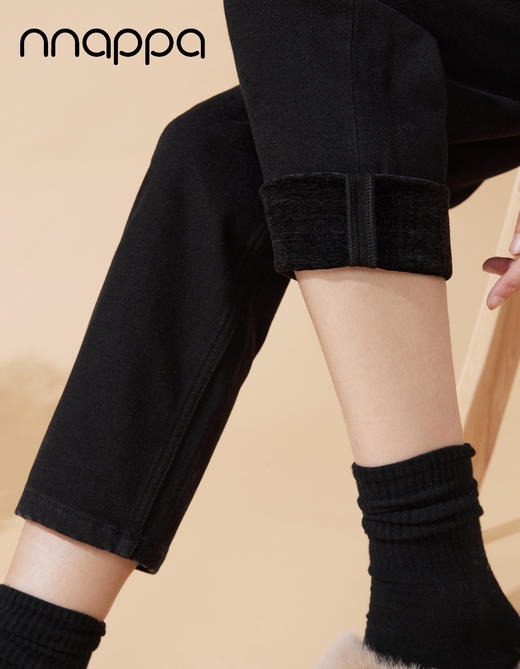 小哈休闲磨绒牛仔裤1258 商品图5