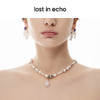 lost in echo原创设计师款宝石猎人水滴坠珍珠锆石镶嵌拼接项链 商品缩略图2