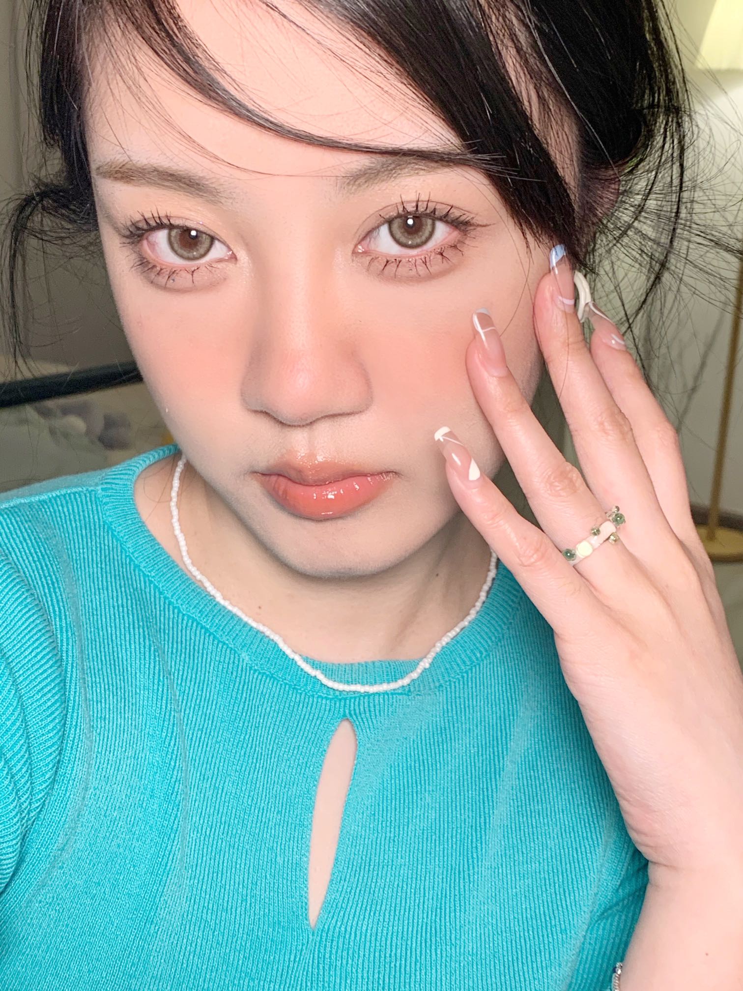 4CUTIE美瞳 年抛隐形眼镜 茶柠啡14.2mm 1副/2片-VVCON美瞳网18