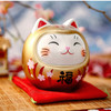 药师窑达摩招财猫存钱罐陶瓷摆件生日开业礼物 商品缩略图8