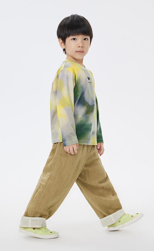 JNBY  23年春款  亚麻透气背带长裤   1N2E12160 商品图3