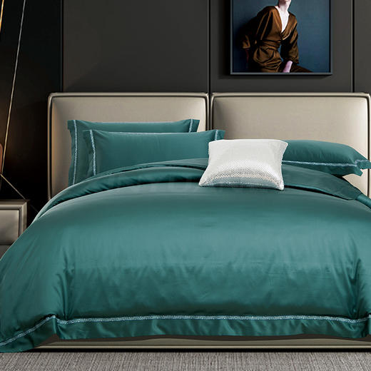 鑫缘 140支全棉贡缎四件套 DMF2418* 商品图0