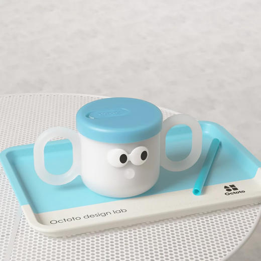 限定款 | Octoto奥克兔兔 冰冰仔 番茄仔儿童不锈钢吸管杯宝宝牛奶杯婴儿学饮杯保温杯 250ml 商品图10