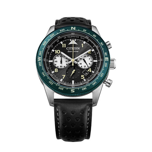 西铁城FF系列潮流皮带光动能男表CA4558-16E 商品图3