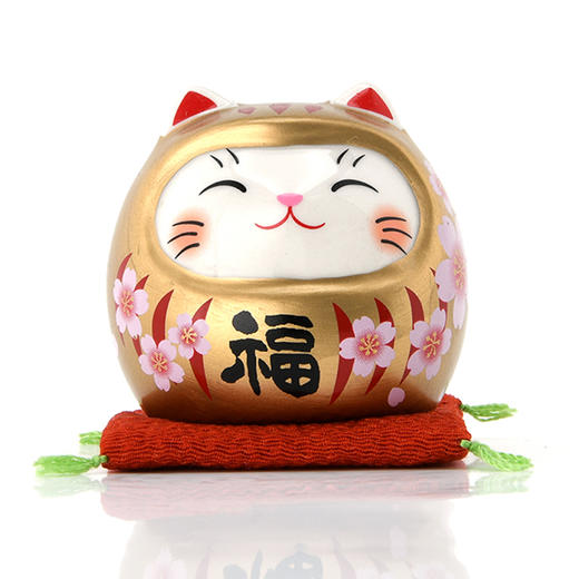 药师窑达摩招财猫存钱罐陶瓷摆件生日开业礼物 商品图1