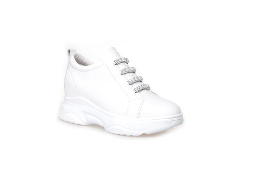 豪麟名鞋奥莱迪嘉女装牛皮革时尚休闲鞋DJXXA31WX052白色 原价1960元 商品图0