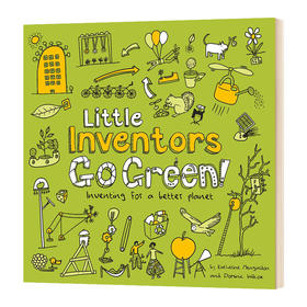 Collins 小发明家去绿色 发明一个更好的星球 英文原版 Little Inventors Go Green Inventing for a better planet 进口英语书籍