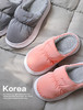 朴西棉拖鞋女冬季家居家踩屎感防滑情侣家用厚底棉拖 38~40码 商品缩略图0
