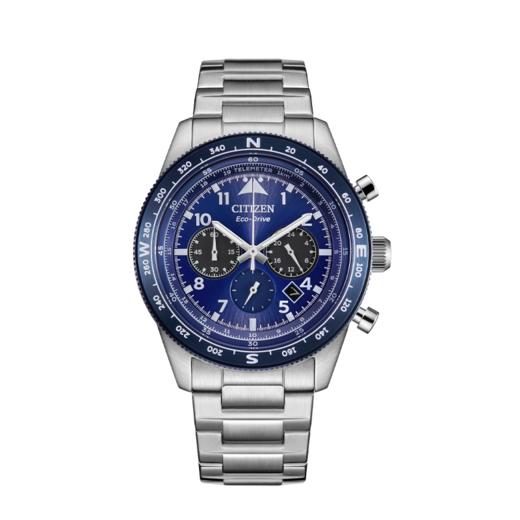 西铁城FF系列潮流钢带光动能男表CA4554-84L 商品图1