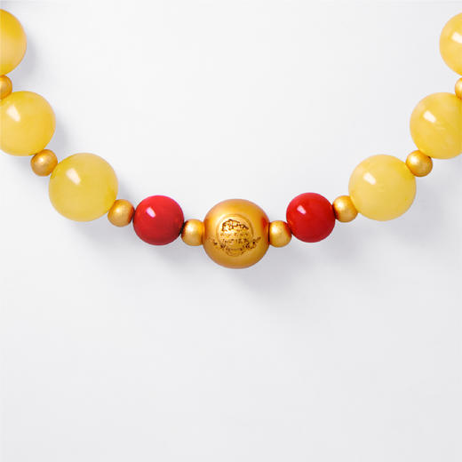 蜜蜡珊瑚手串 商品图2