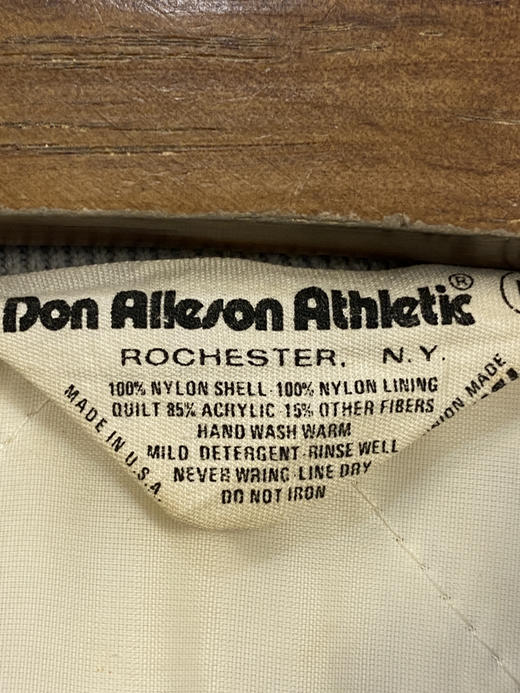 80年代 Vintage 美国制 Don Alleson Athletic 棉服 夹棉外套_CTJK(M) 商品图2