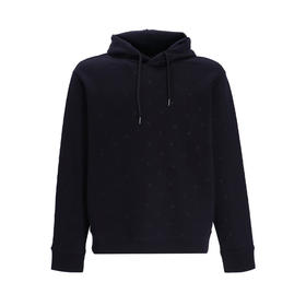 EMPORIO ARMANI 阿玛尼 男士徽标印花连帽长袖卫衣 深蓝色 6L1MQ2 1JHSZ 0988