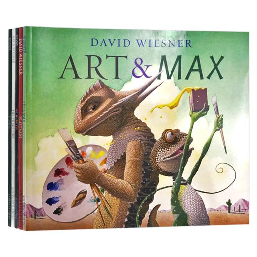 大卫威斯纳凯迪克大奖5本套装 英文原版绘本 David Wiesner 疯狂星期二 海底的秘密 三只小猪 华夫先生 英文版进口儿童英语故事书 商品图3