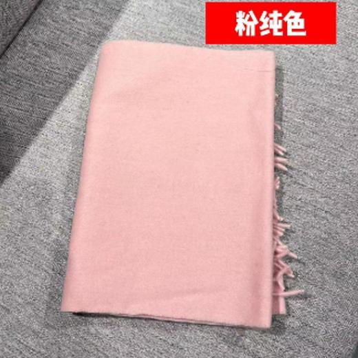 3楼 秀美经典羊毛围巾 纯色/格纹 多色可选 商品图3