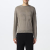 EMPORIO ARMANI 阿玛尼 男士徽标印花羊毛圆领长袖针织衫 卡其色 6L1MX7 1MMVZ 0137 商品缩略图0